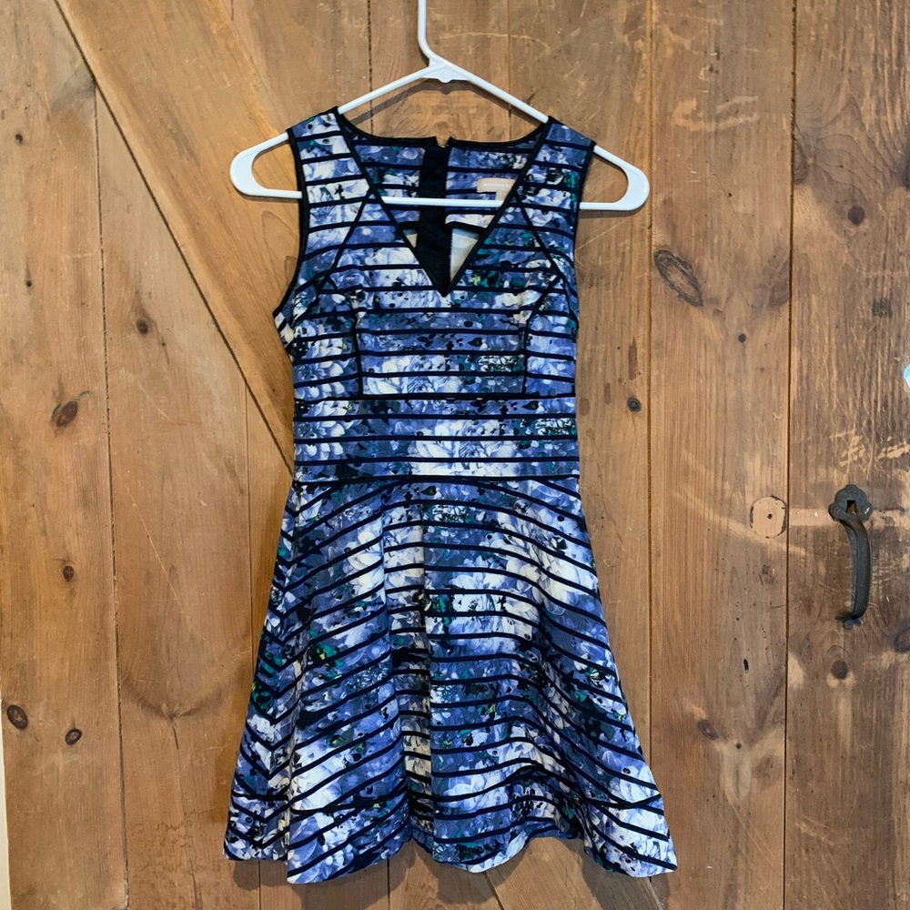 Blue Banana Republic Watercolor Dress